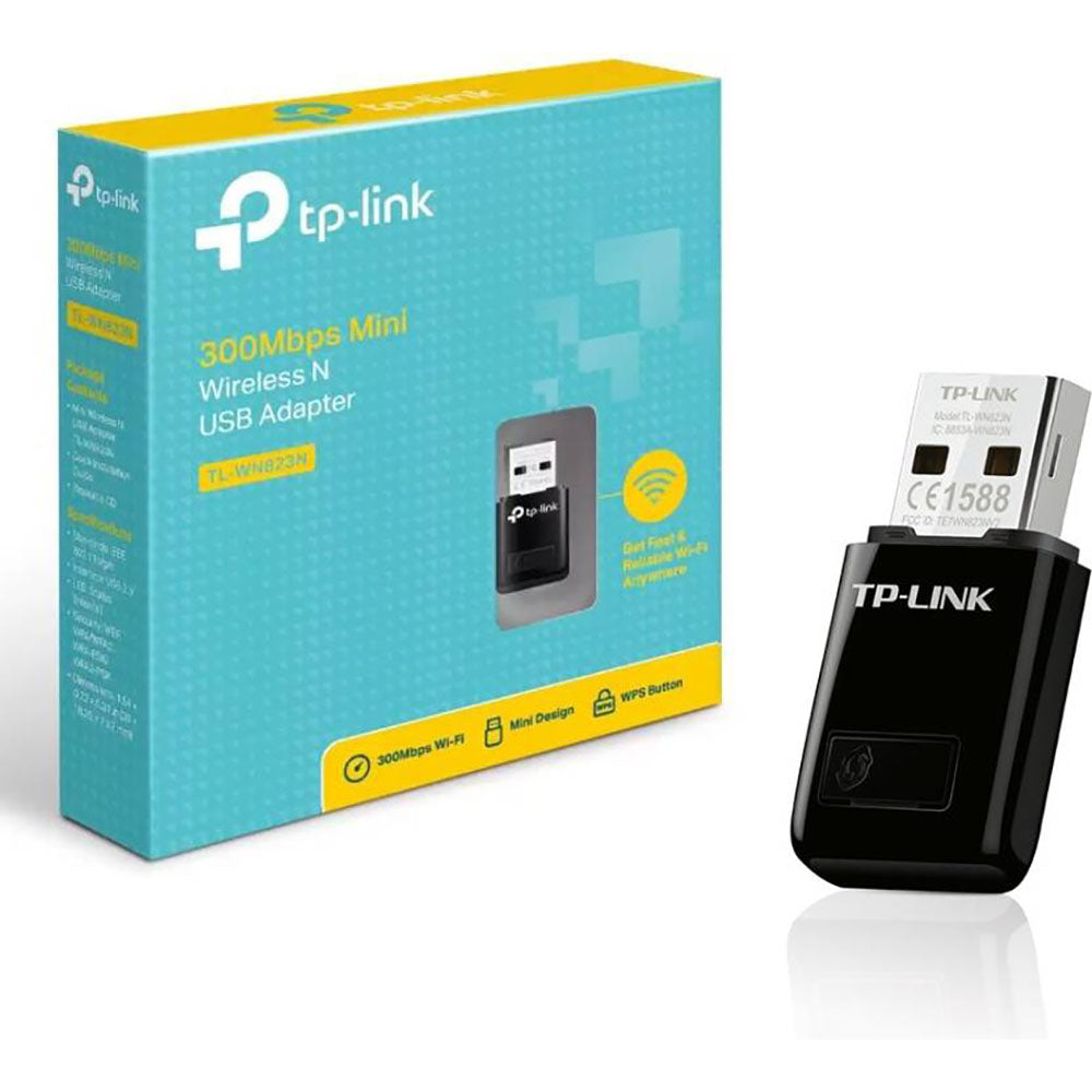 TP-Link TL-WN823N 300Mbps Wireless N Mini USB Adapter (4626407653476) TP-Link TL-WN823N 300Mbps Wireless N Mini USB Adapter (4626407653476)
